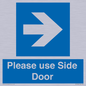 MV10646: Please use Side Door (arrow Right)