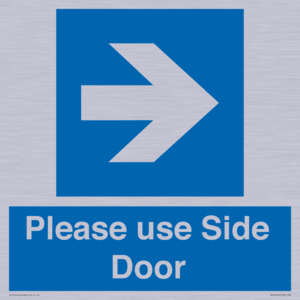 MV10646: Please use Side Door (arrow Right)