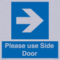 MV10646: Please use Side Door (arrow Right)