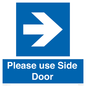 MV10646: Please use Side Door (arrow Right)