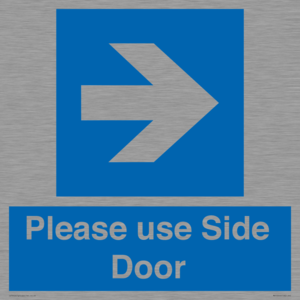 MV10646: Please use Side Door (arrow Right)