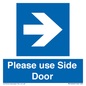 MV10646: Please use Side Door (arrow Right)