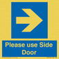 MV10646: Please use Side Door (arrow Right)