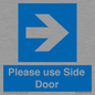 MV10646: Please use Side Door (arrow Right)