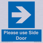 MV10646: Please use Side Door (arrow Right)