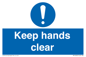MV10692: Keep hands clear