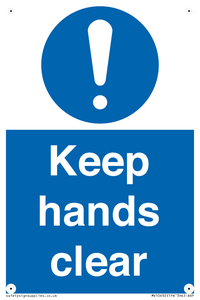 MV10692: Keep hands clear