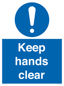 MV10692: Keep hands clear