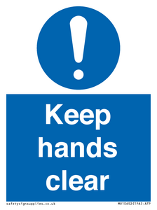 MV10692: Keep hands clear