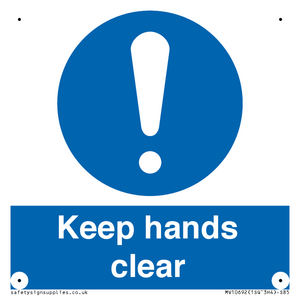 MV10692: Keep hands clear