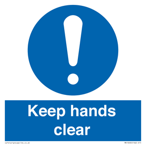 MV10692: Keep hands clear