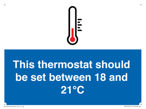 MV10744: This thermostat should be set between 18 and 21?C