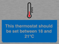 MV10744: This thermostat should be set between 18 and 21?C