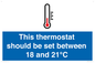 MV10744: This thermostat should be set between 18 and 21?C