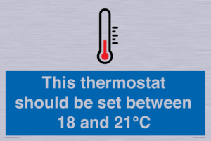 MV10744: This thermostat should be set between 18 and 21?C