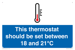 MV10744: This thermostat should be set between 18 and 21?C