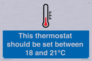 MV10744: This thermostat should be set between 18 and 21?C