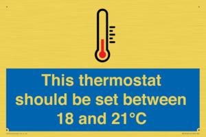 MV10744: This thermostat should be set between 18 and 21?C