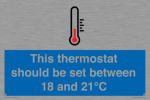MV10744: This thermostat should be set between 18 and 21?C