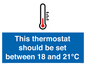 MV10744: This thermostat should be set between 18 and 21?C