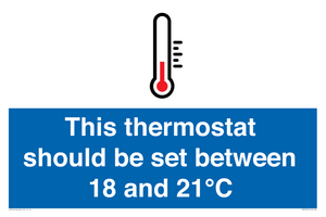MV10744: This thermostat should be set between 18 and 21?C