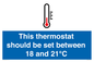 MV10744: This thermostat should be set between 18 and 21?C