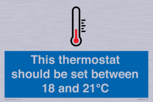 MV10744: This thermostat should be set between 18 and 21?C