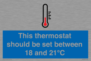 MV10744: This thermostat should be set between 18 and 21?C