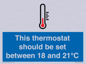 MV10744: This thermostat should be set between 18 and 21?C