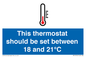 MV10744: This thermostat should be set between 18 and 21?C