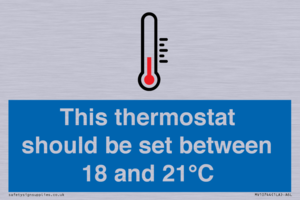 MV10744: This thermostat should be set between 18 and 21?C