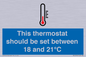 MV10744: This thermostat should be set between 18 and 21?C