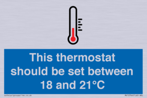 MV10744: This thermostat should be set between 18 and 21?C