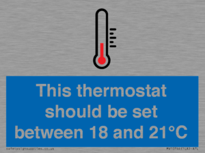 MV10744: This thermostat should be set between 18 and 21?C