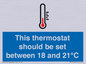 MV10744: This thermostat should be set between 18 and 21?C