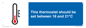 MV10744: This thermostat should be set between 18 and 21?C