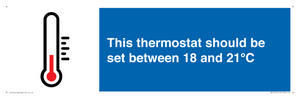 MV10744: This thermostat should be set between 18 and 21?C