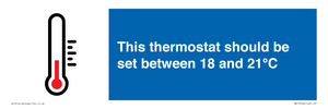 MV10744: This thermostat should be set between 18 and 21?C
