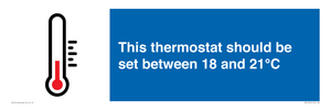 MV10744: This thermostat should be set between 18 and 21?C