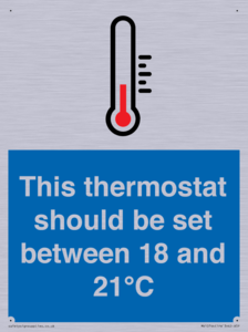 MV10744: This thermostat should be set between 18 and 21?C
