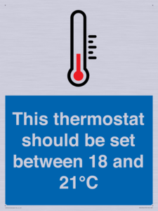 MV10744: This thermostat should be set between 18 and 21?C