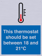MV10744: This thermostat should be set between 18 and 21?C