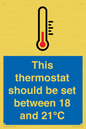 MV10744: This thermostat should be set between 18 and 21?C