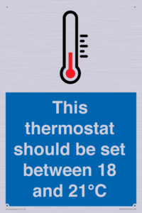 MV10744: This thermostat should be set between 18 and 21?C