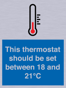 MV10744: This thermostat should be set between 18 and 21?C