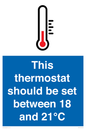 MV10744: This thermostat should be set between 18 and 21?C