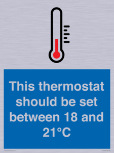 MV10744: This thermostat should be set between 18 and 21?C