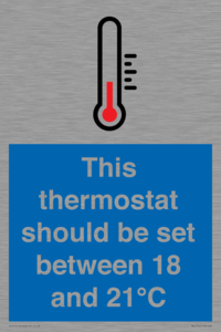 MV10744: This thermostat should be set between 18 and 21?C