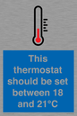 MV10744: This thermostat should be set between 18 and 21?C