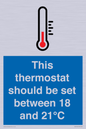 MV10744: This thermostat should be set between 18 and 21?C